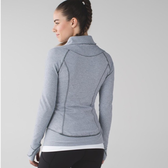Lululemon Think Fast Pullover Mini Check Pique 2 - Picture 3 of 5